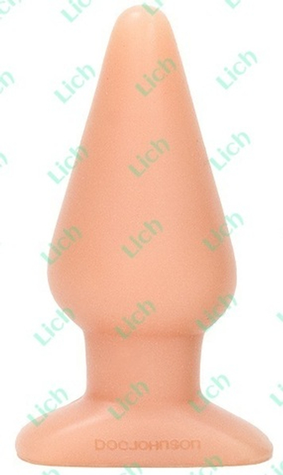 Большая телесная пробка PLATINUM SILICONE