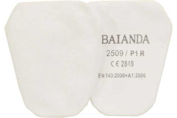 Противоаэрозольный фильтр BAIANDA 2509 P2 R, многоразовый, 1 шт