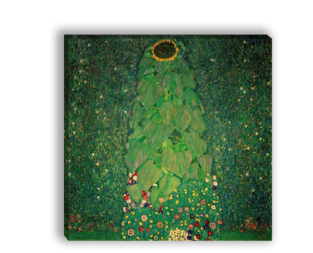 Картина для интерьера "Подсолнух", художник Климт, Густав, печать на холсте