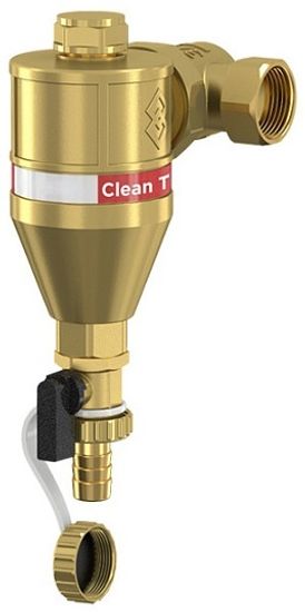 Сепаратор шлама Flamco Clean T 1/2" DN20, PN10, Kv 9 м3/час, от -10°C до +120°C (28051)