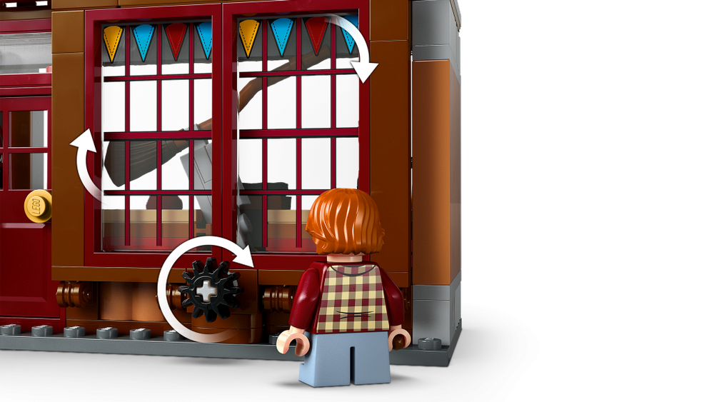 LEGO Harry Potter 76452 «Магазин “Всё для квиддича” и кафе-мороженое» — локации Хогсмид