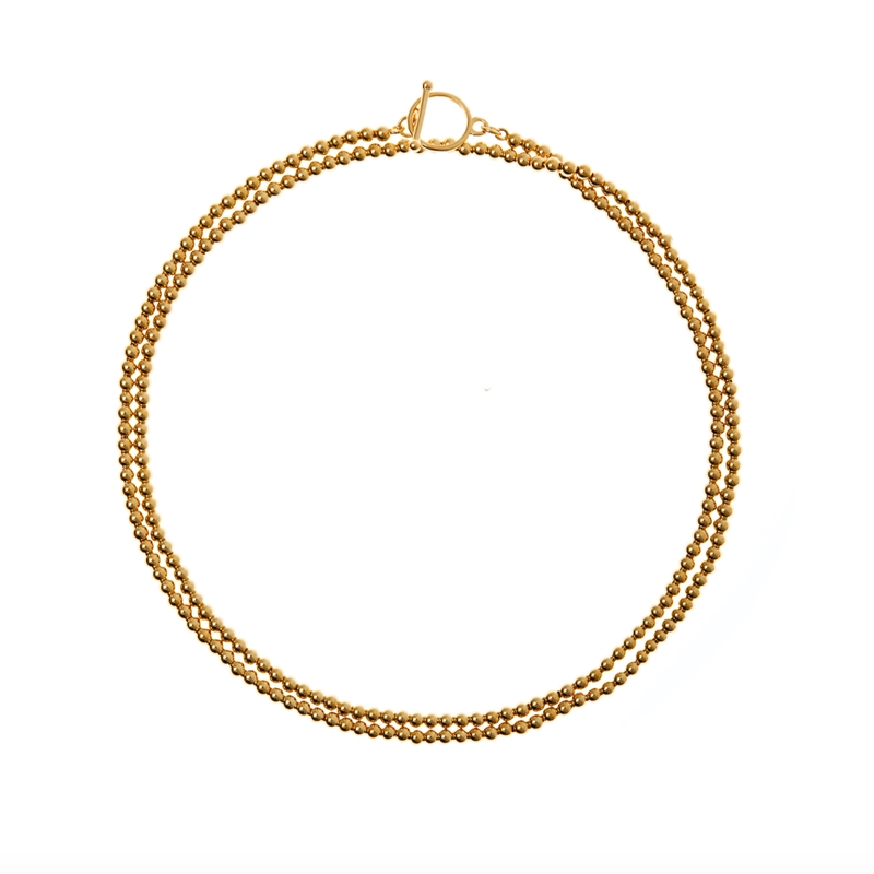 Колье Маленькая Объёмная Цепь