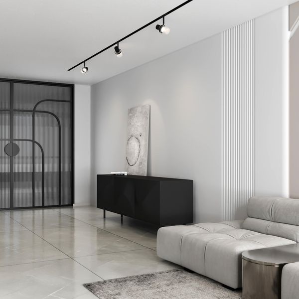 Slim Magnetic Трековый светильник 10W 4000K черный