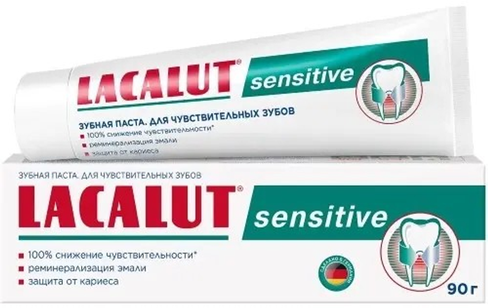 Зубная паста Lacalut Sensitive 90 гр