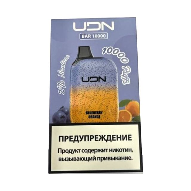 Одноразовый Pod UDN BAR - Blueberry Orange (10000 затяжек)