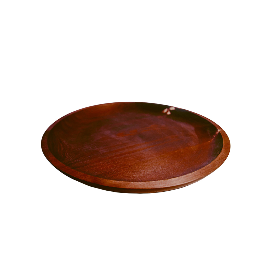 Тарелка Art of Siberia из сибирского кедра, плоская, 33 см. T43