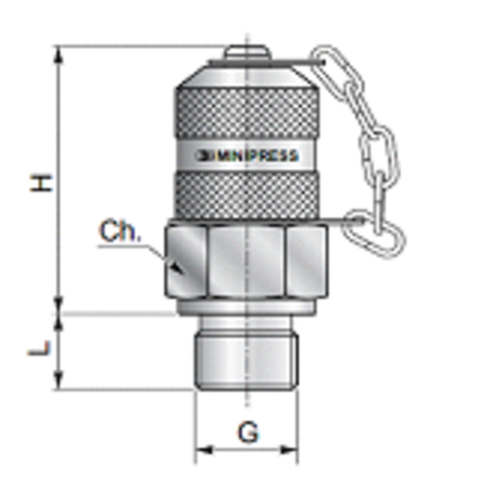 КТ 16x2 - BSPP (Ш) 1/2 flat face (металл.)