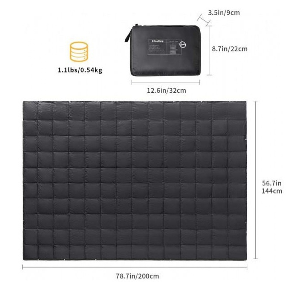 Спальник-одеяло KingCamp Smart 540