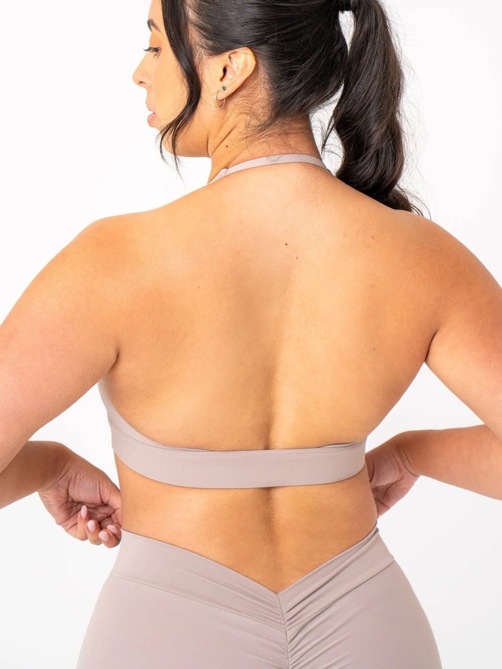 Топ RYDERWEAR NKD Halter Bra Taupe