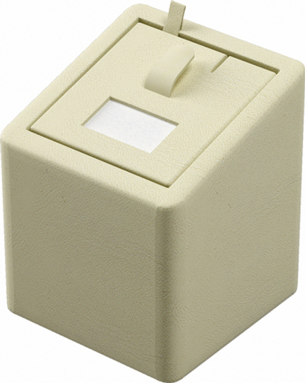 Подставка для кольца/кубик наклонный/выним.вкладыш/язычок/прорезь/окошко/петелька/Н-60 мм.