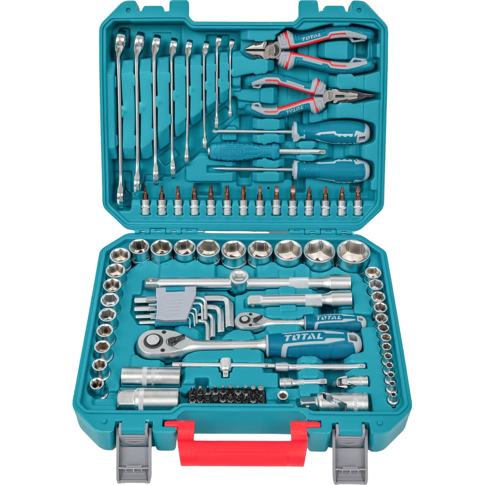 Набор инструментов и аксессуаров 100 шт. TOTAL THKTHP21006