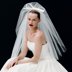 Фата с объемным бантом "Стрекоза"