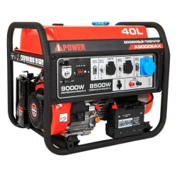 A-iPower A9000EAX бензиновый генератор в кожухе 1400SS RAL 7035 УТ-11182382