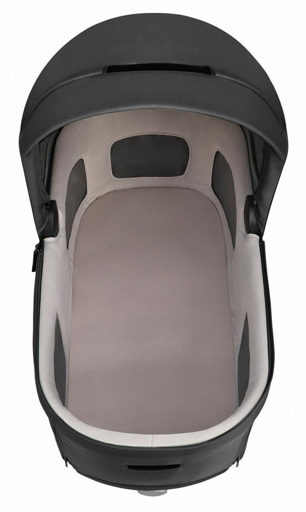 Коляска 3 в 1 Inglesina Electa System Quattro DRW 2025 с подставкой под люльку Upper Black