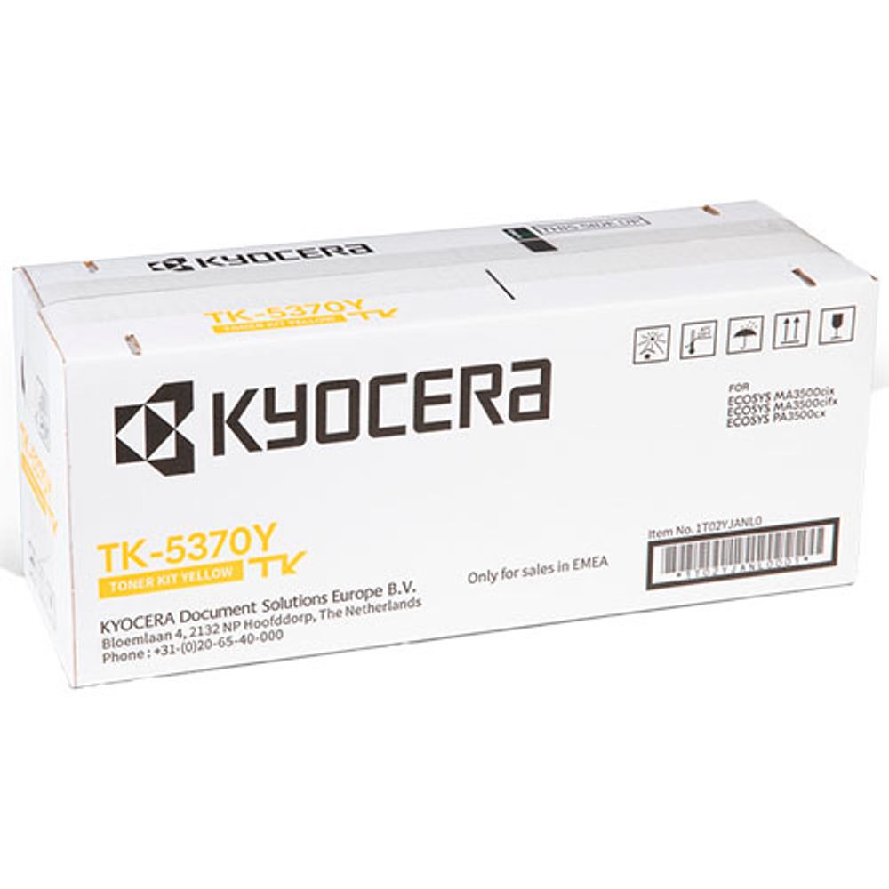 Тонер-картридж Kyocera TK-5370Y для PA3500cx/MA3500cix желтый (1t02yjanl0)