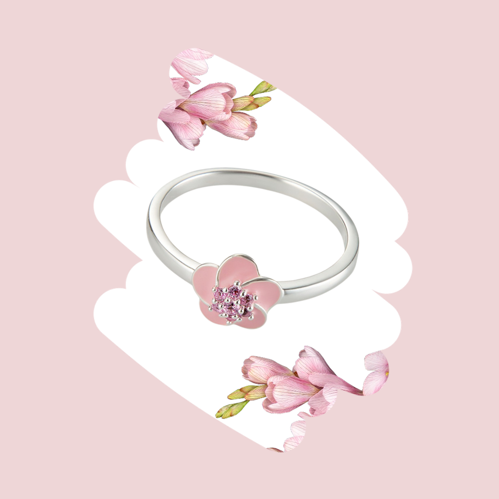 Кольцо Bloomlet Pink