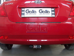 Фаркоп оцинкованный Galia K029A для Hyundai i30 хетчбек FD 2007-2010, Kia Ceed хетчбек 2006-2012(паспорт и сертификат в комплекте)(без электрики)
