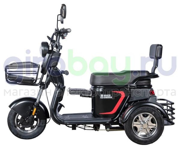 Электроскутер WHITE SIBERIA SIBTRIKE L 2000W фото №2