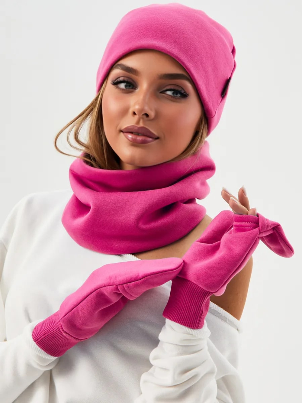 Снуд унисекс из футера с начесом