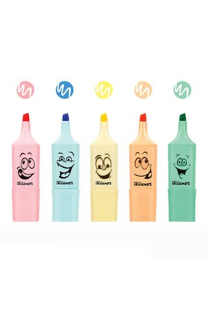 Набор текстовыделителей "Eyeliter Pastel", 5 цветов