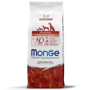 Развесной товар! Cухой корм Monge Dog Speciality Line Puppy&Junior корм для щенков всех пород, из ягненка с рисом (1кг)