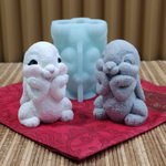 Молд силиконовый 3D "Зайка-милаш" №1751