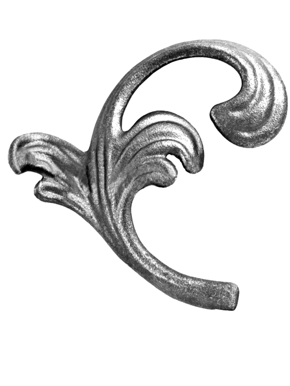 Кованый лист литье 95х95 (4 мм) Левый