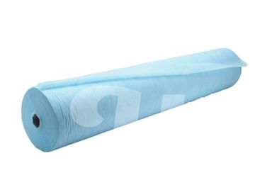 Простыни одноразовые в рулоне 200*80 100 штук голубые