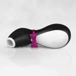 Вакуум-волновой бесконтактный стимулятор клитора Satisfyer PRO Penguin NEXT GENERATION (11 режимов , черный с белым ) (Цвет: черный с белым)