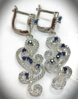 Ювелирные серьги Эстерелла