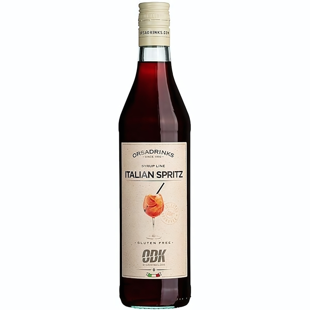 Сироп «Итальянский Сприц» ODK;стекло;0,75л;D=65,H=305мм;красный (Цвет: красный)