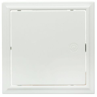 Лючок вентиляционный пластик, 200х200 мм, с замком, Event, 2020ЛПЗ