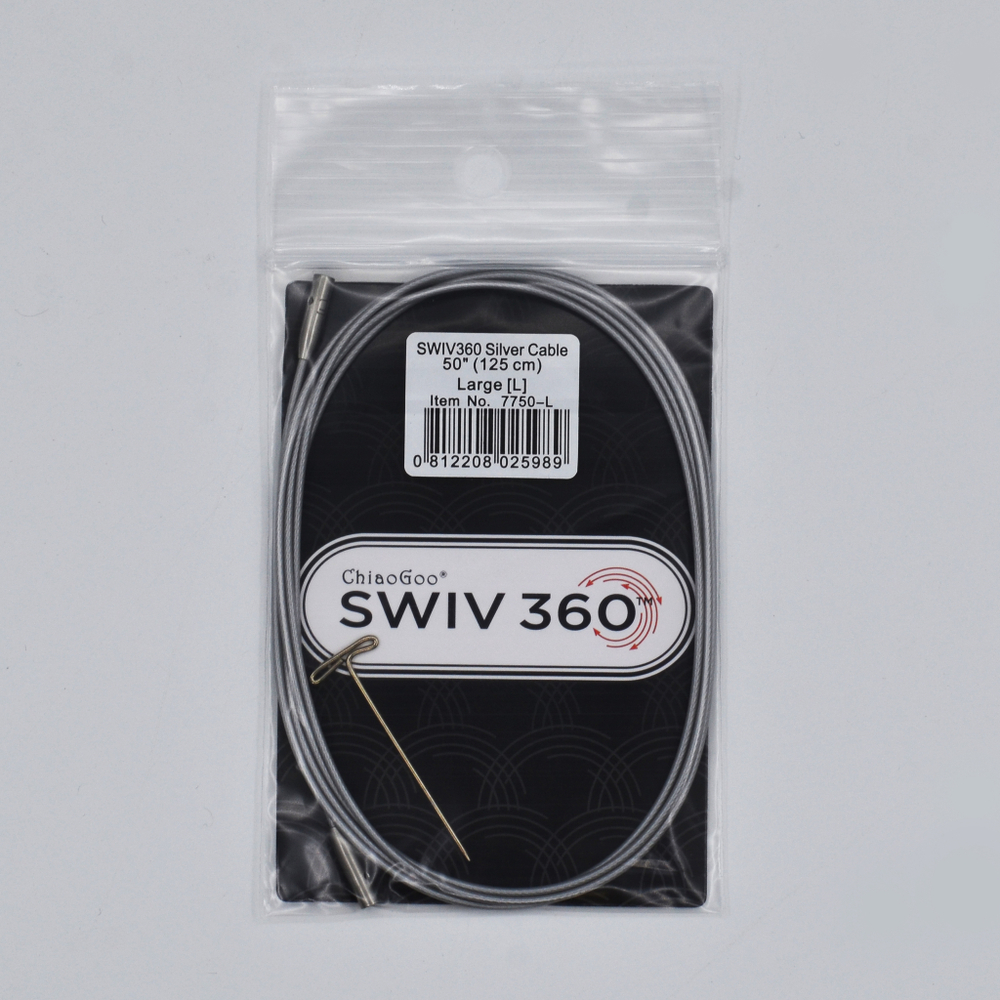 Лески SWIV360 large(L) от ChiaoGoo, 13 см. - 35 см., silver cable