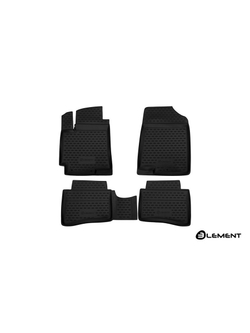 Коврики в салон для Jac S3, 2017-, 4 шт. (полиуретан) ELEMENT10501210