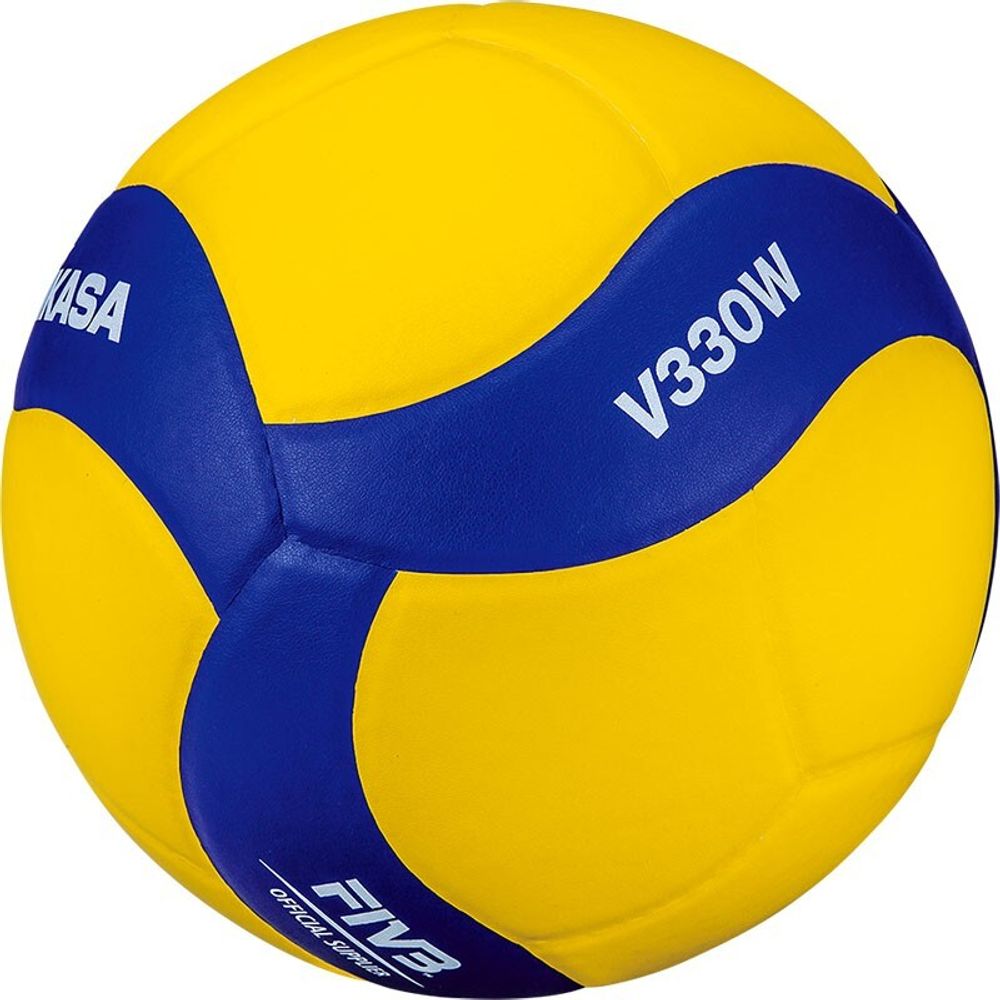 Мяч волейбольный MIKASA V330W, р.5, синт.кожа (ПУ), FIVB