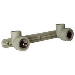 Комплект TEBO сер. PP-R настенный для смесителя 20х1/2 ВР (планка) (6/30), арт. 031090811