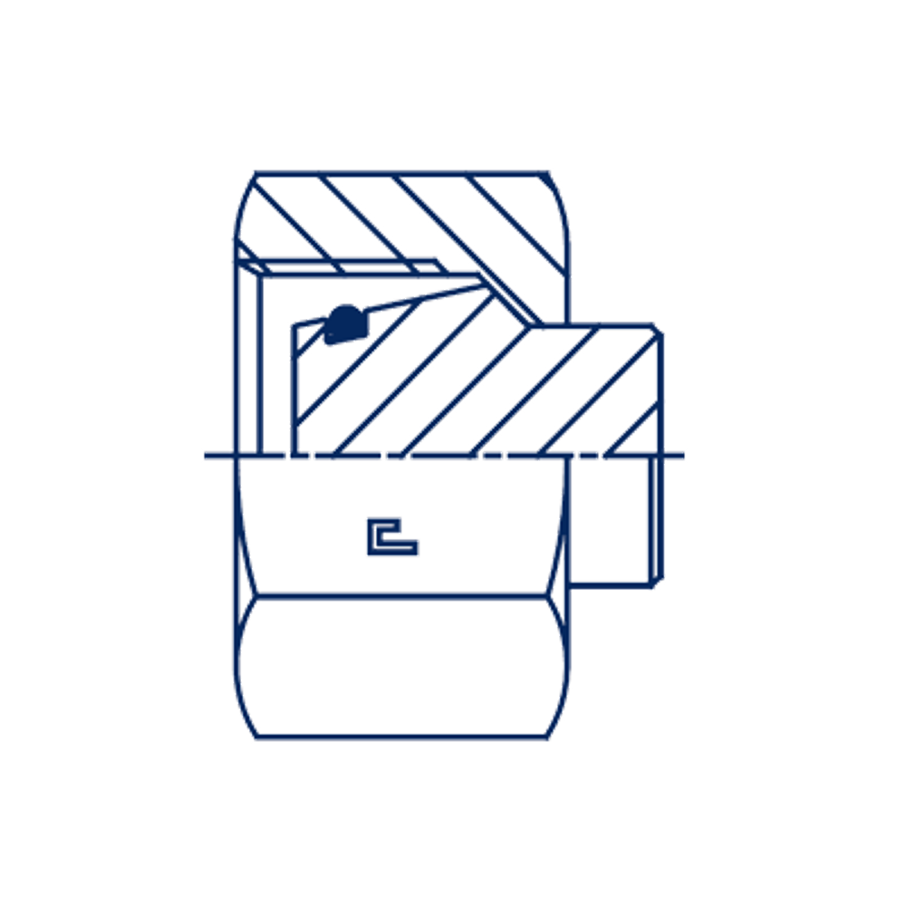 Заглушка VP DS25 (с гайкой и o-ring)
