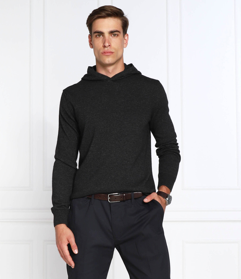 свитер Oscar Jacobson - графитовый(67654954)