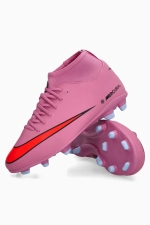Бутсы Nike Mercurial Superfly 10 Club FG/MG Junior - бордовый