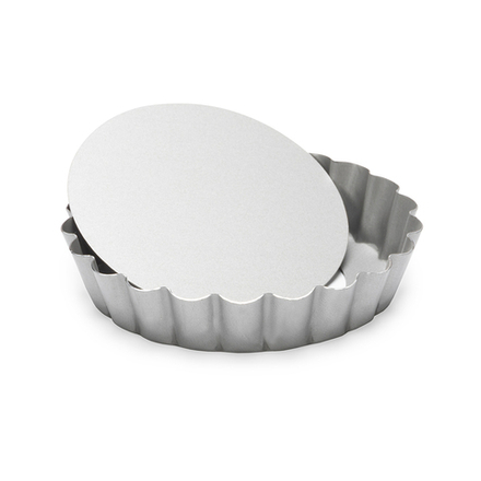 Форма для выпечки круглая со съемным дном Patisse Silver 10х2 см
