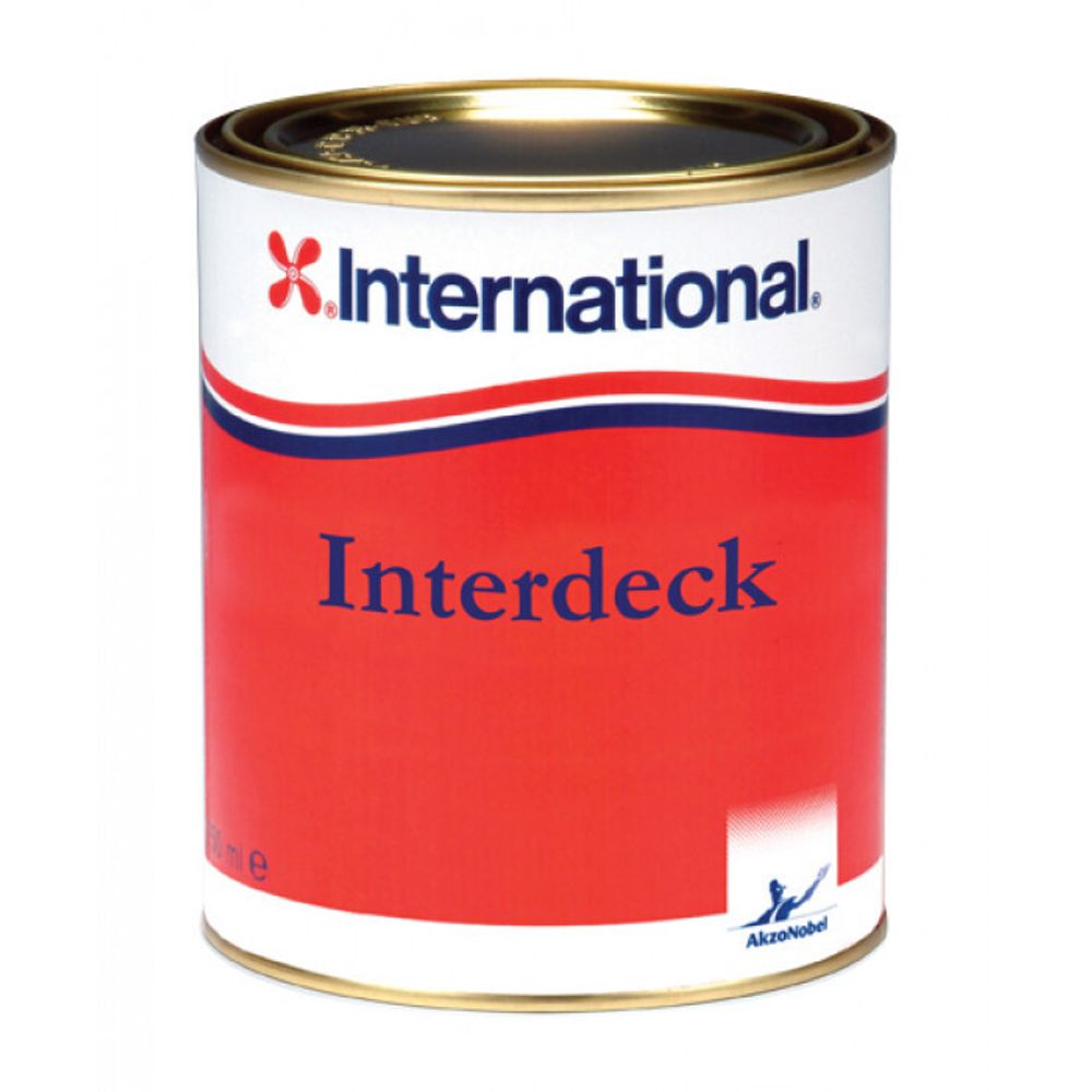 Нескользящая краска для палубы Interdeck (кремовый) 0,75 л