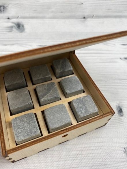 Камни для виски в коробке (9шт)