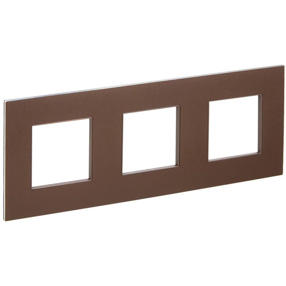 Рамка 3-м SKANDY SK-F33Br металл шоколад IEK SK-M32-M-K30