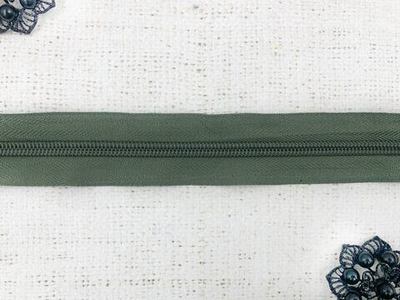 Молния спираль рулонная Т6, хаки