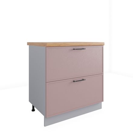 Кухня Модуль КМЯ 800 Марта Пудра Скин