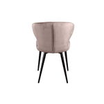 Стул Richard ромб, бархат пепельно-бежевый 25