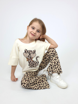 02-155-2 Комплект для девочки (футболка+ брюки)