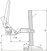 Настольный зажим BESSEY BS BS2N