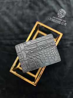 Картхолдер Louis Vuitton из кожи крокодила