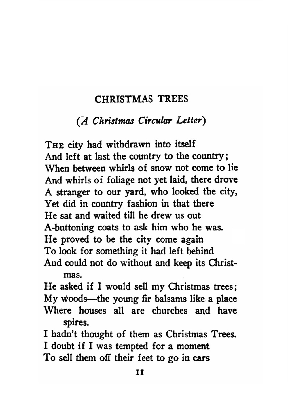 Mountain interval | R. Frost